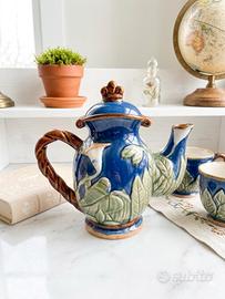 Teiera Majolica Henriksen Imports - Vintage Rare 