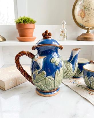 Teiera Majolica Henriksen Imports - Vintage Rare 