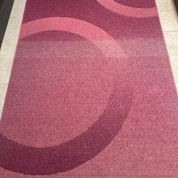 Tappeto  160x230 pelo corto fucsia/viola