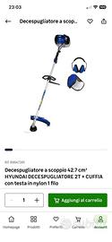 Decespugliatore a scoppio 42.7 cm3 HYUNDAI