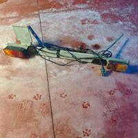 porta targa ripetitrice per rimorchio agricolo 