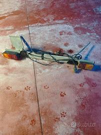 porta targa ripetitrice per rimorchio agricolo 