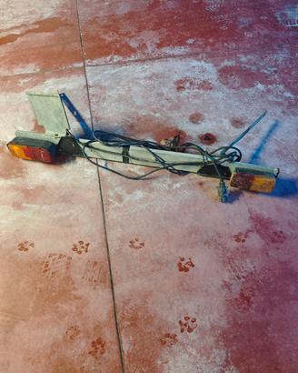 porta targa ripetitrice per rimorchio agricolo 