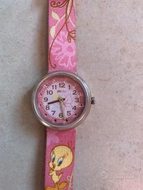 Orologio polso Flik Flak Tweety Titti bambina