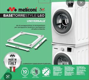  base lavatrice supporto kit meliconi 