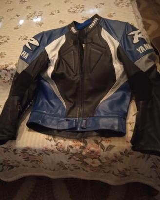 Tuta per moto divisibile giubbotto yamaha