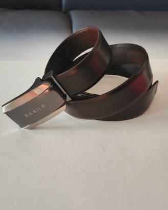Cintura Uomo Basile in vera pelle marrone