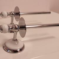 APPLIQUE DA BAGNO JACUZZI ARGENTO