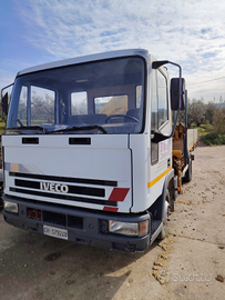 Eurocargo 75 con Gru e Ribaltabile