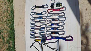 15 rinvii arrampicata roccia piu assicuratori