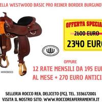 SELLA WESTWOOD BASIC PRO REINER BORDER BURGUNDY