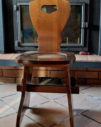  sedie per taverna in legno massello