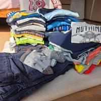 60 capi abbigliamento bambino 3/4 anni primaverile