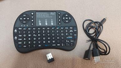 mini tastiera wireless Rii Mini i8
