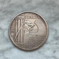 Medaglia commemorativa 20 Lire Mussolini