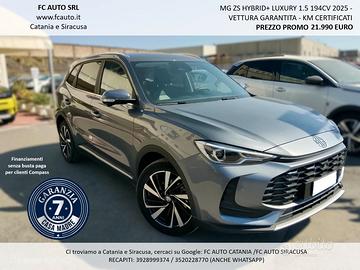 Mg ZS 1.5 Hybrid+ Luxury 2025 - PARI AL NUOVO