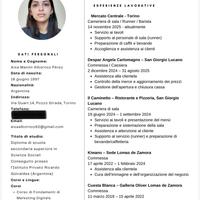Cameriera, barista, cassiera