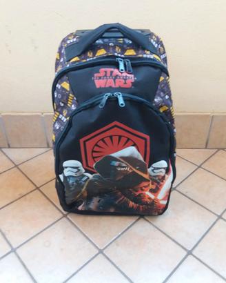 Trolley Scuola - Zaino Star Wars ed astuccio