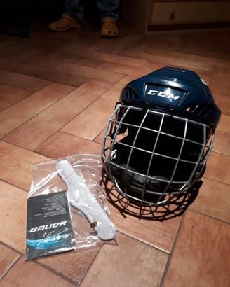 Casco giocatore hockey jr