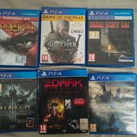 Lotto 22 Giochi - PS3/PS4 funzionanti con custodie