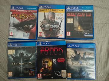 Lotto 22 Giochi - PS3/PS4 funzionanti con custodie