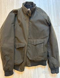 Baracuta waxed pocket military G9 dark green