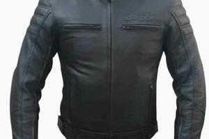 Giubbino pelle moto cafè racer