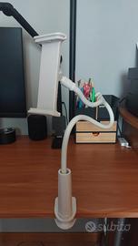 Porta smartphone tablet bianco