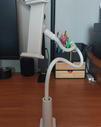 Porta smartphone tablet bianco