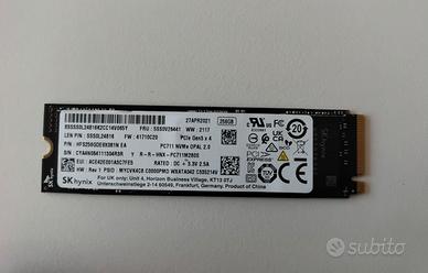 Hard disk SSD 256 GB