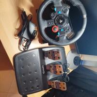 Volante+Pedaliera+4 giochi PS4