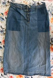 Gonna Calvin Klein in Denim