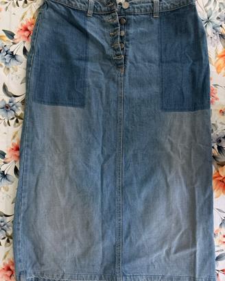 Gonna Calvin Klein in Denim
