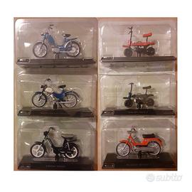 LOTTO 6 MODELLINI MOTORINO DIFFERENTI lunghi 8 cm