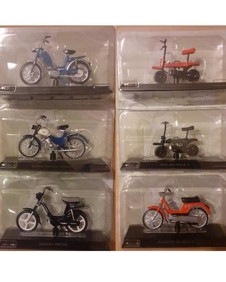 LOTTO 6 MODELLINI MOTORINO DIFFERENTI lunghi 8 cm