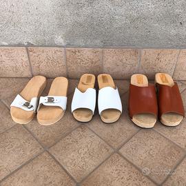 Zoccoli in legno nuovi