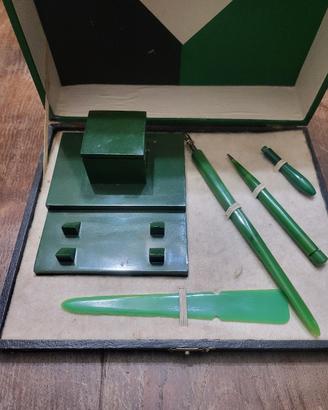 Set Scrivania Vintage Anni '30/'40 in Bachelite 