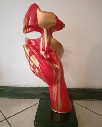 Volto in vetroresina