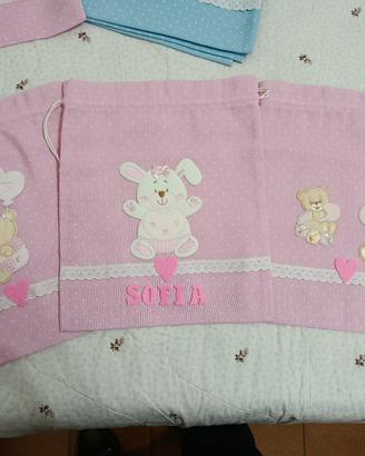 sacchetto nascita neonata 