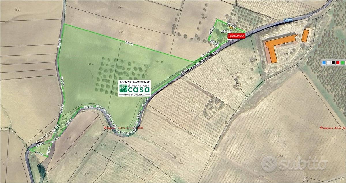 Rif.TA75-Terreno agricolo Caltanissetta - Vista 2