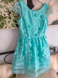 abito Festa bimba chiffon Tiffany  10 anni