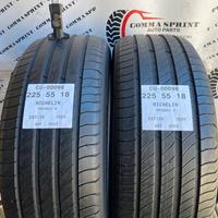 2 pneumatici 225/55 r18 michelin estive 75%