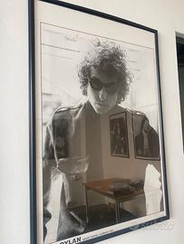 Bob Dylan quadro con poster