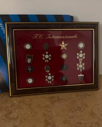 Quadretto Spille Storiche FC Internazionale Milano