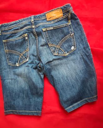 Pantaloni jeans corti unisex marca GAS taglia M