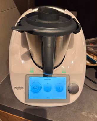 Bimby TM6 Vorwerk bianco con accessori originali