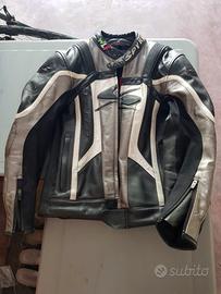 Giacca Moto Uomo Spyke pelle Motika GP Taglia 50