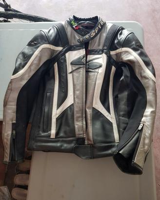 Giacca Moto Uomo Spyke pelle Motika GP Taglia 50