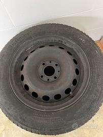 4 cerchi fiat 500 con gomme raggio 14