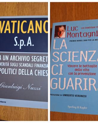 Set di 2 libri di G.L. Nuzzi e Luc Montagnier